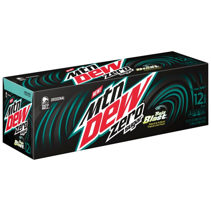 Baja blast zero nutrition facts