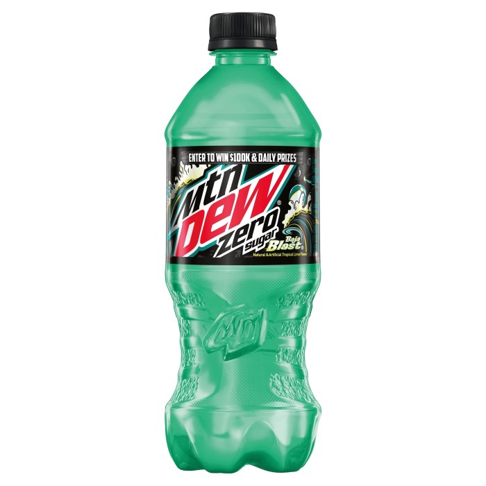 Baja blast zero nutrition facts