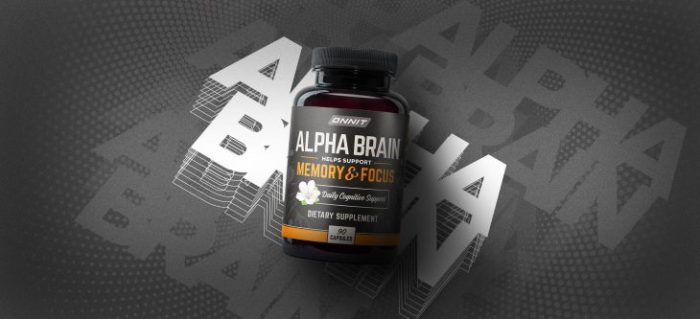 Alpha brain nutrition facts